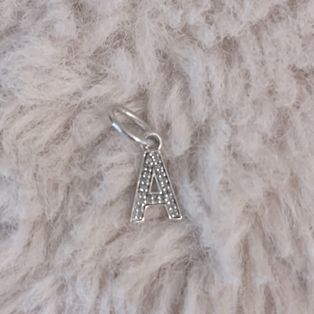 Pandora Dangle Letter “A” Charm